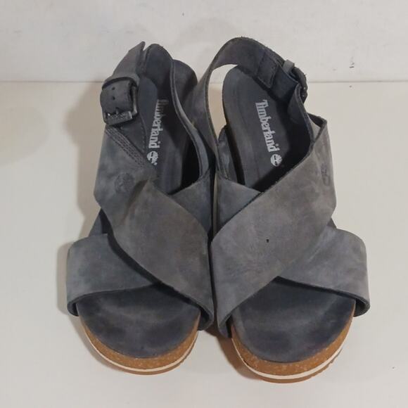 Timberland Capri Sunset sandals blue gray nubuck sz 7 - Picture 5 of 10